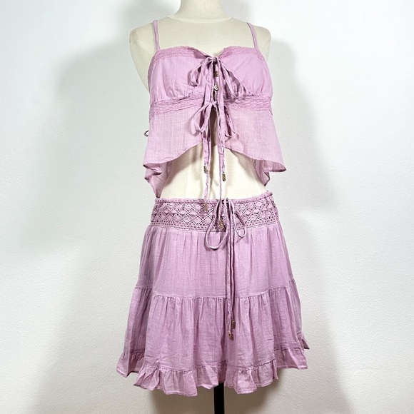 NWT Free People Zaria Set in Fragrant Lilac size Large - Picture 7 of 11